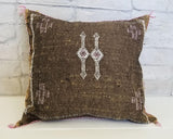 Black Cactus Berber cushion Pillow