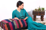 Hand Woven Berber floor Pillow /Cushion