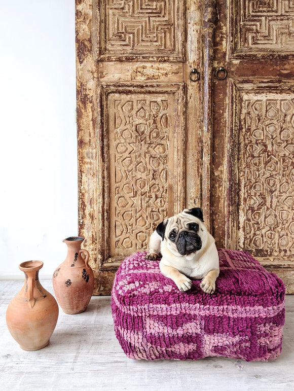 Embroidered Square furniture Kilim Floor Cushion