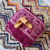 Embroidered Square furniture Kilim Floor Cushion