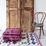 Embroidered Square furniture Kilim Floor Cushion