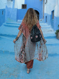 Moroccan leather bag