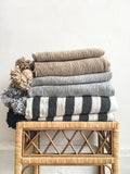 Gray Blanket pompom